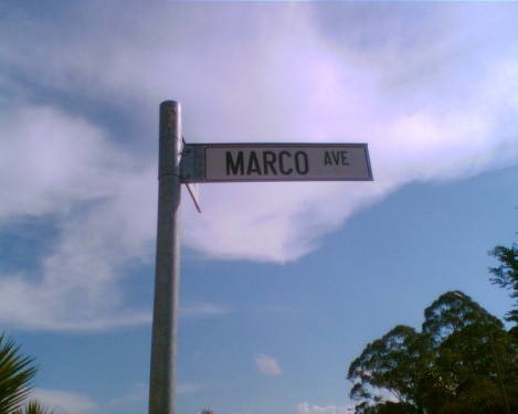 Marco Avenue ...